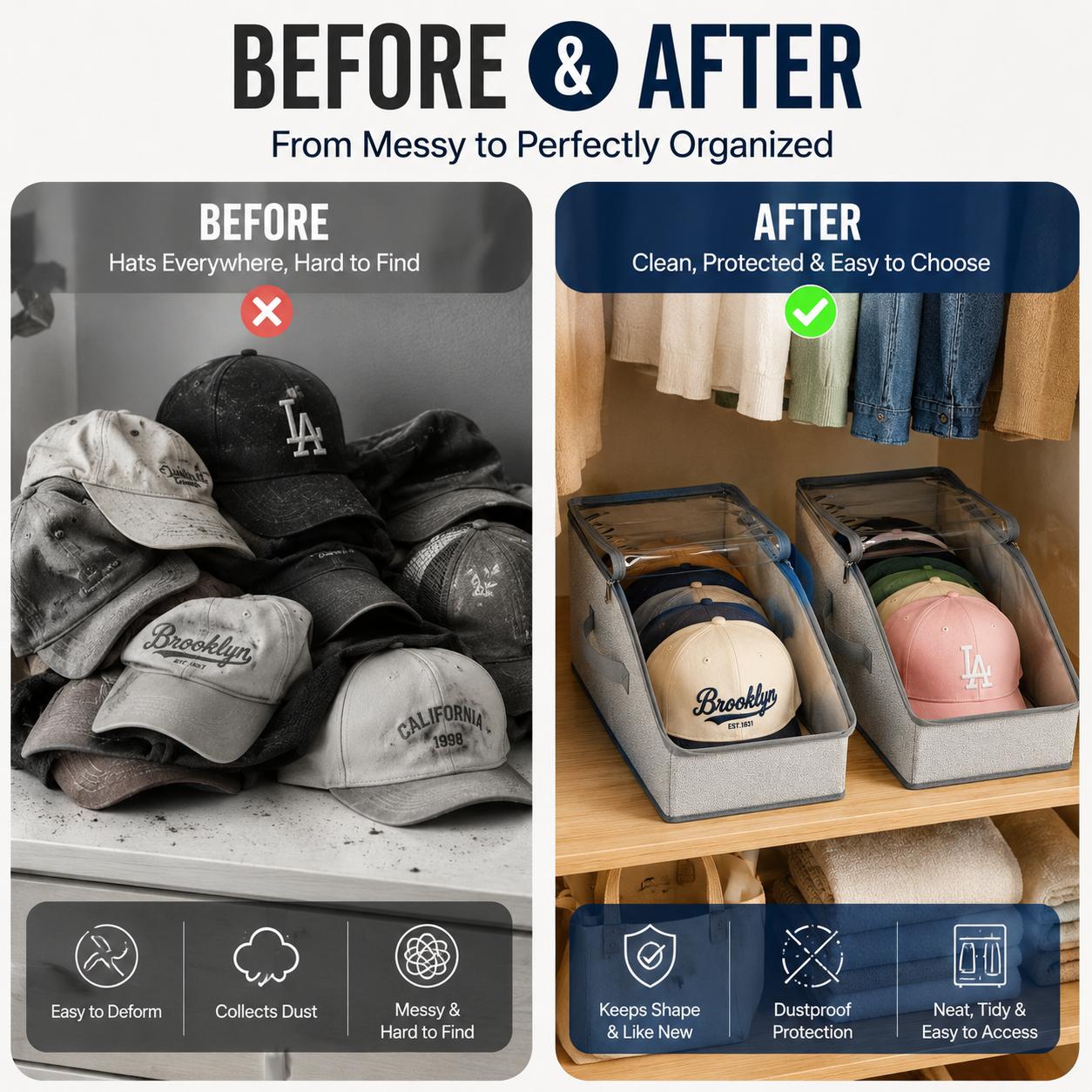 Baseball Cap Organizer Storage - Baseball Cap Fitted recension och pris
