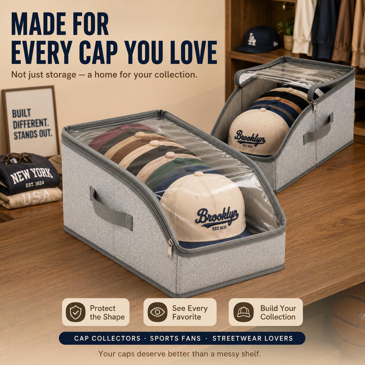 Baseball Cap Organizer Storage - Baseball Cap Fitted recension och pris