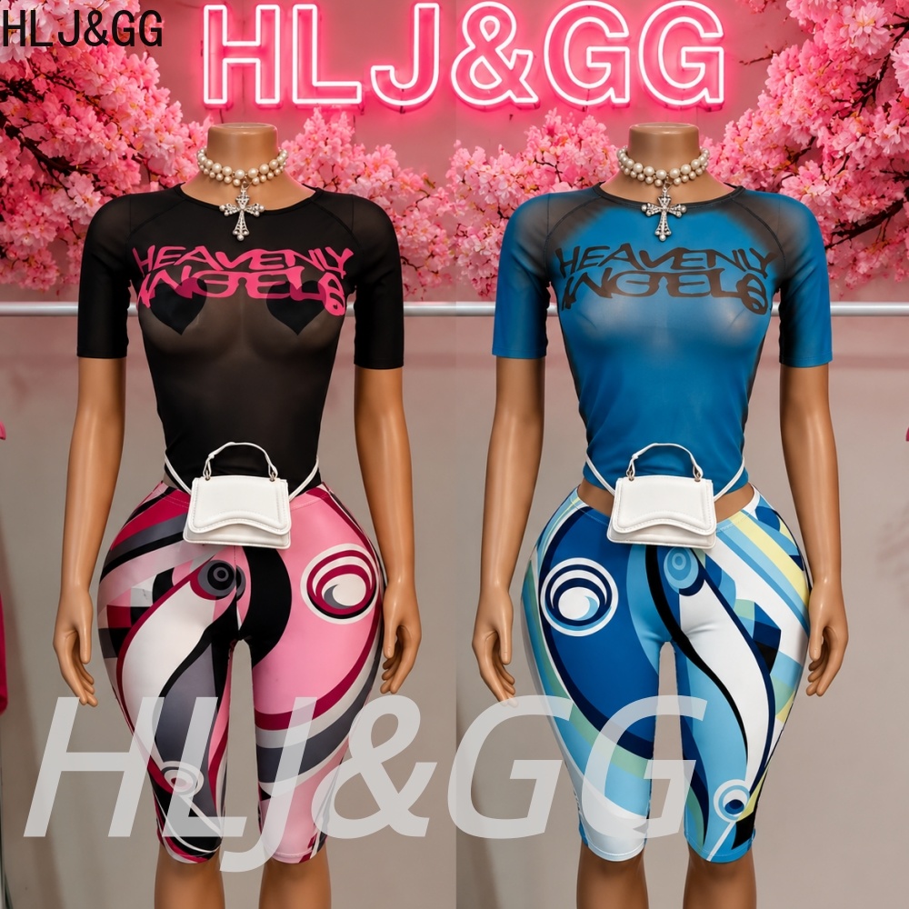 HLJ&GG Y2K Fashion Mesh See Th - Street Fashion Art recension och pris