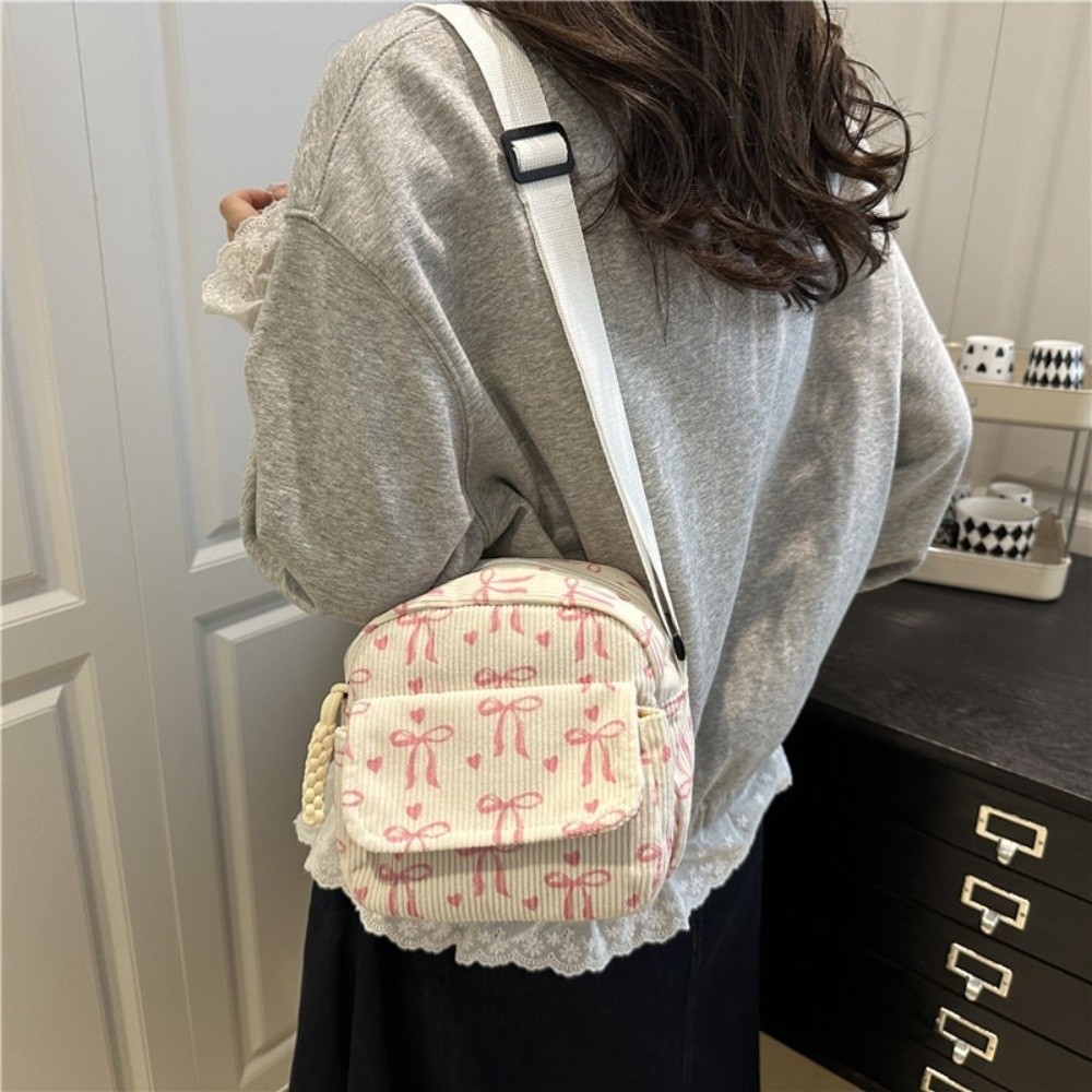 Women's Corduroy Small Shoulde - Street Fashion In Korea recension och pris
