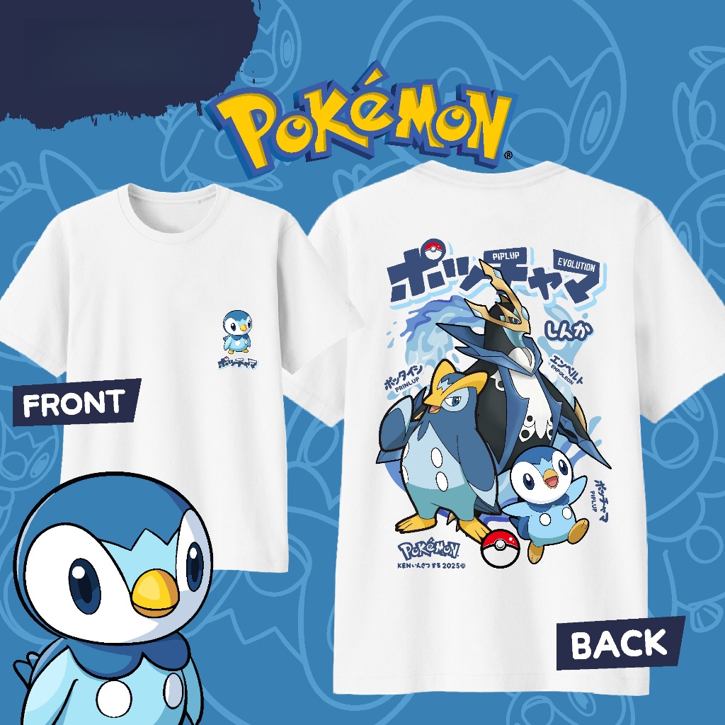 Anime Pokémon Piplup Evolution - Street Fashion Evolution recension och pris