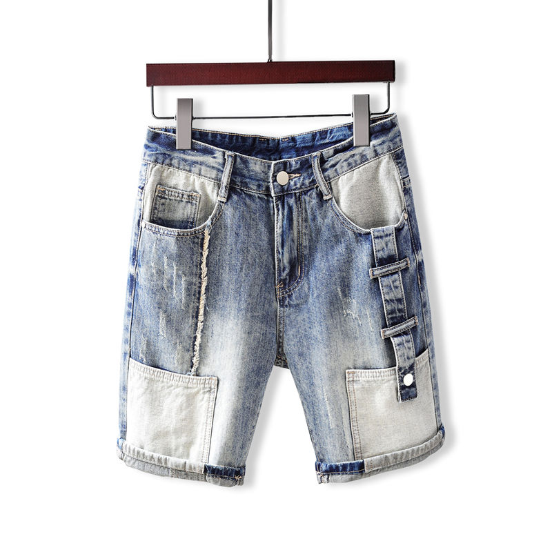 Men's Short Jeans Pants with P - Street Fashion In Korea recension och pris