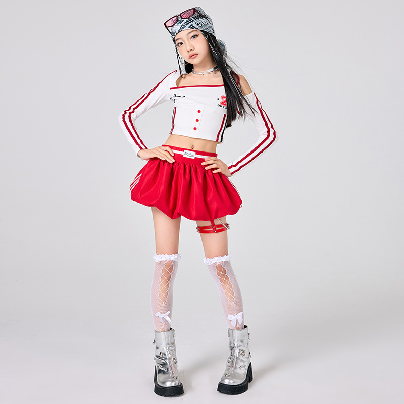 Girls Hip Hop Clothes White To - Street Fashion Kpop recension och pris