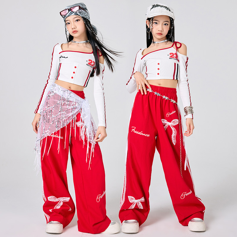 Girls Hip Hop Clothes White To - Street Fashion Kpop recension och pris