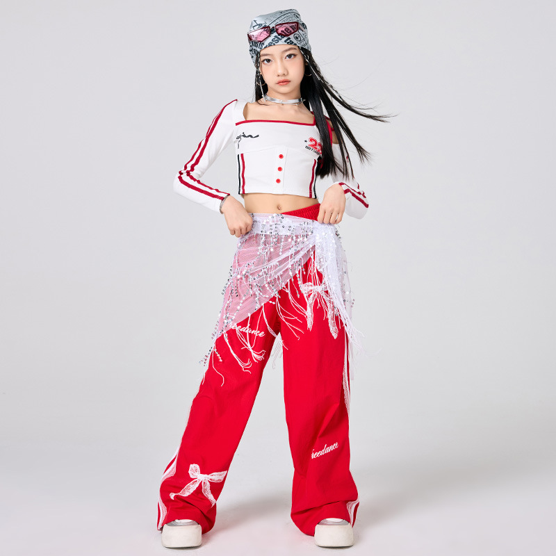 Girls Hip Hop Clothes White To - Street Fashion Kpop recension och pris