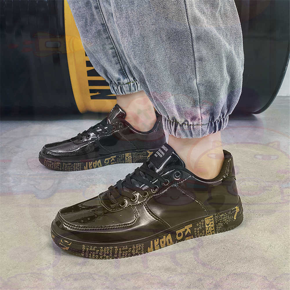 Round Foot Size 45 Sneakers Wh - Street Fashion Asian Men recension och pris