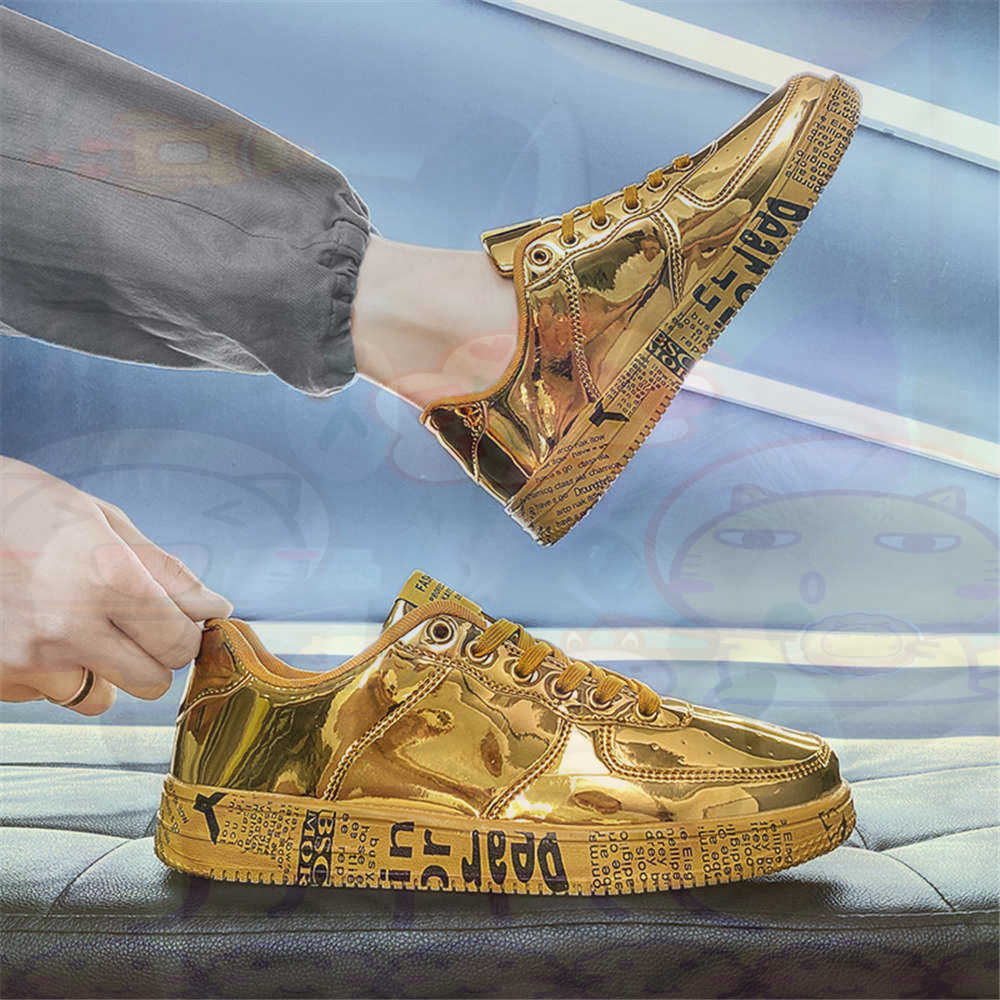 Round Foot Size 45 Sneakers Wh - Street Fashion Asian Men recension och pris
