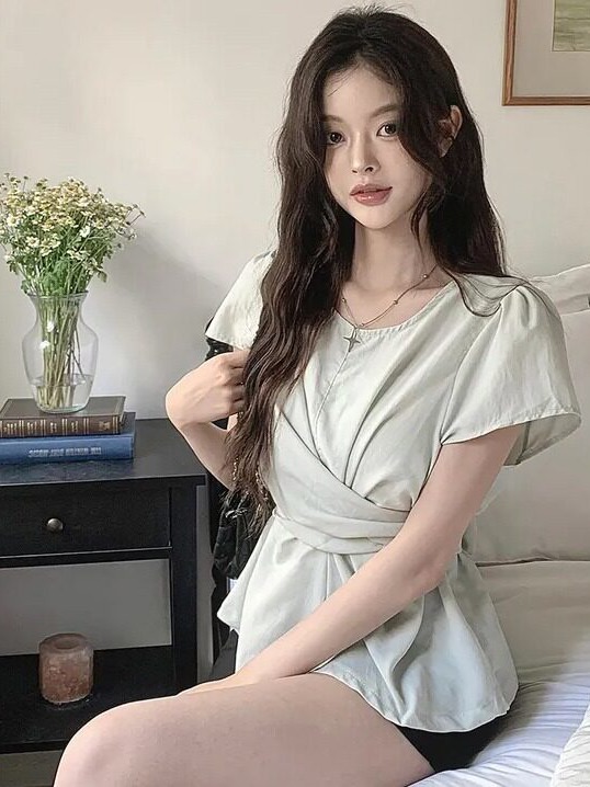 Fashionable Chic Waist-Cinchin - Street Fashion In Korea recension och pris