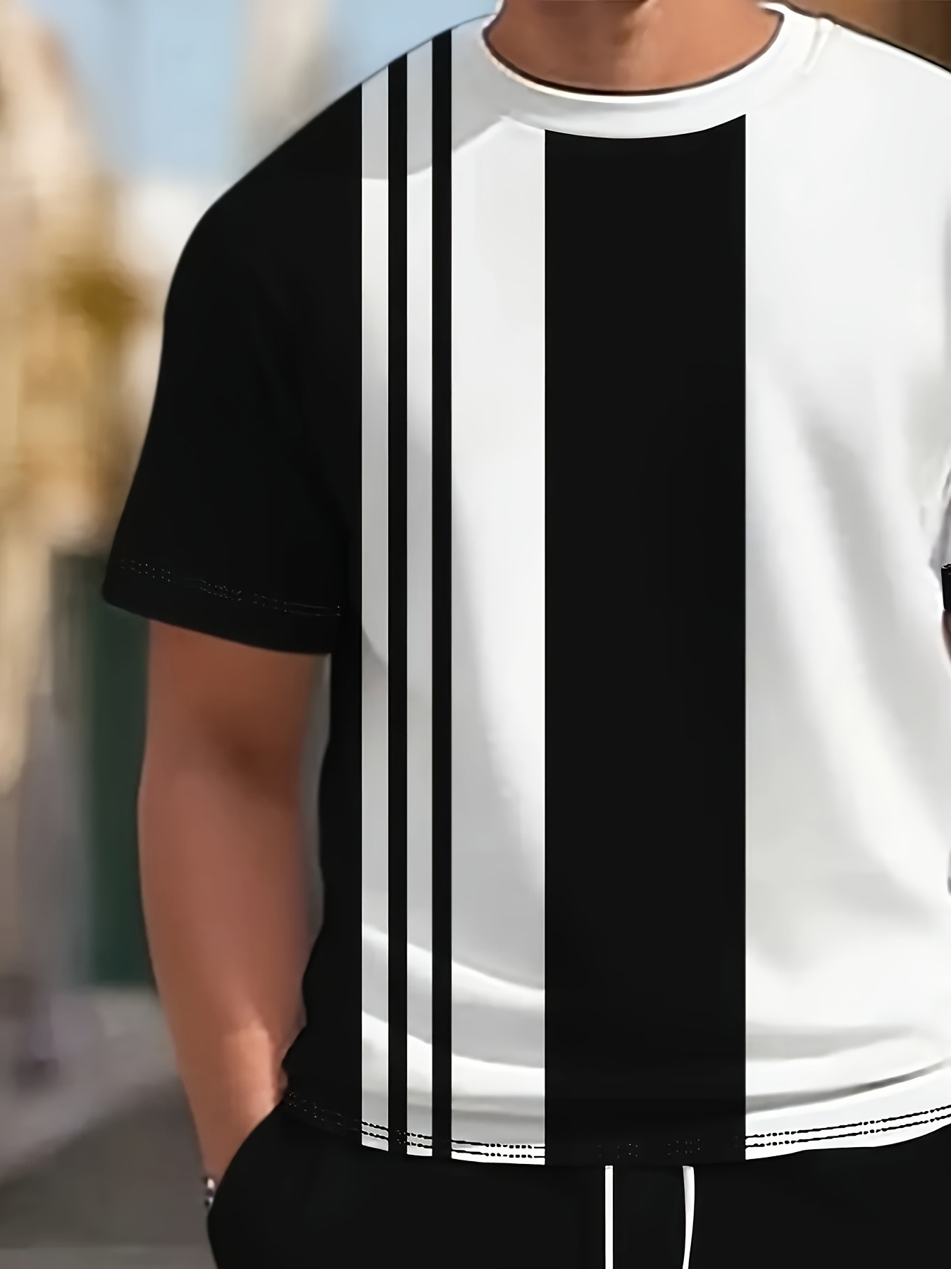2026 Summer New Men's Short-Sl - Street Summer Fashion recension och pris