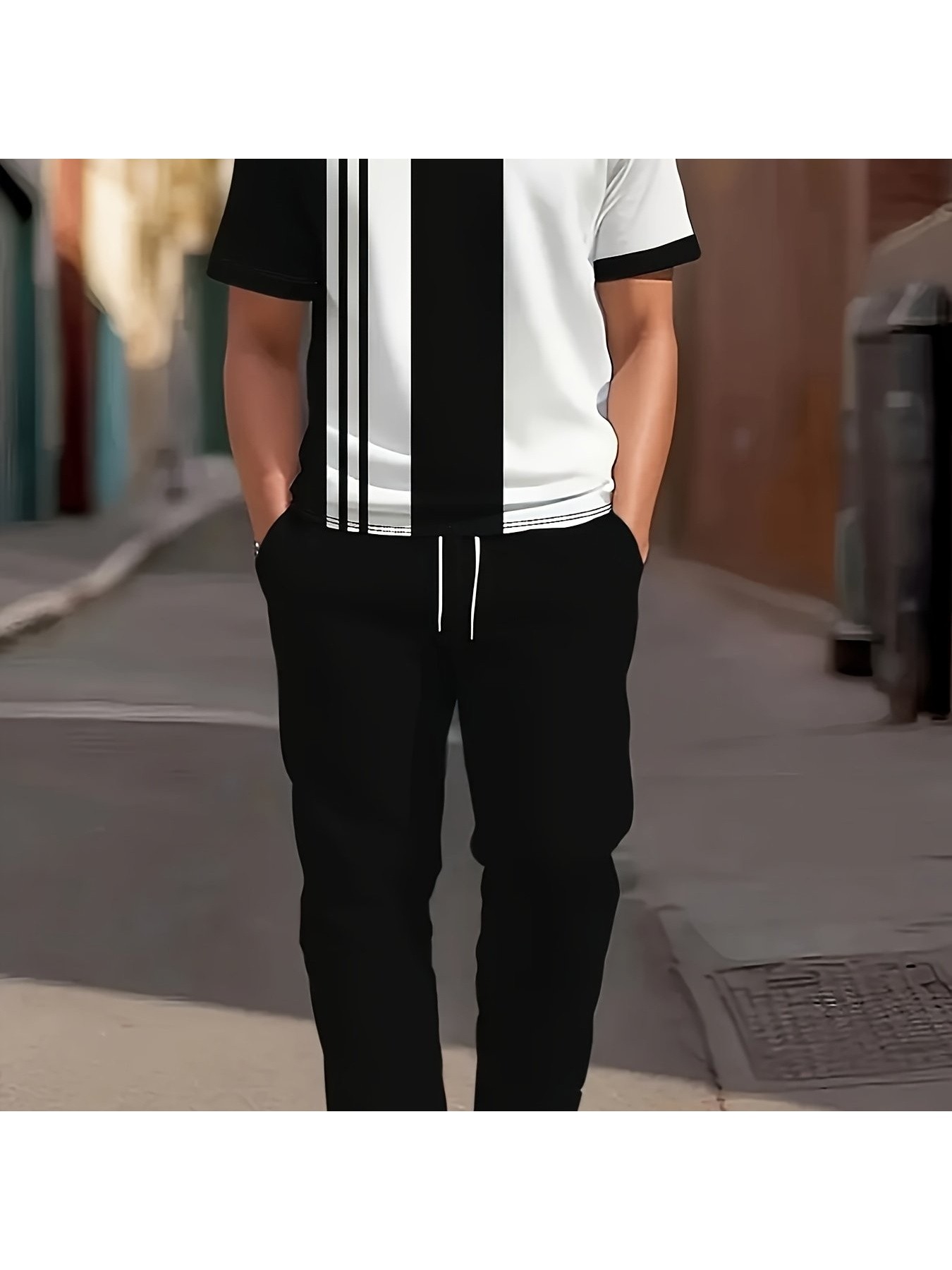 2026 Summer New Men's Short-Sl - Street Summer Fashion recension och pris
