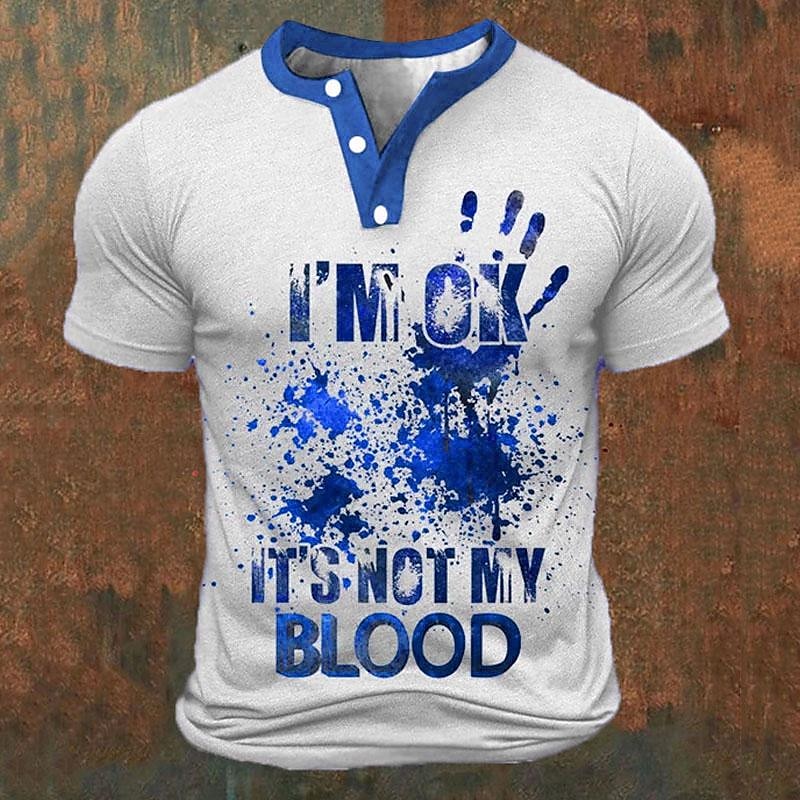 Funny 3D Letter Print Men's He - Street Summer Fashion recension och pris
