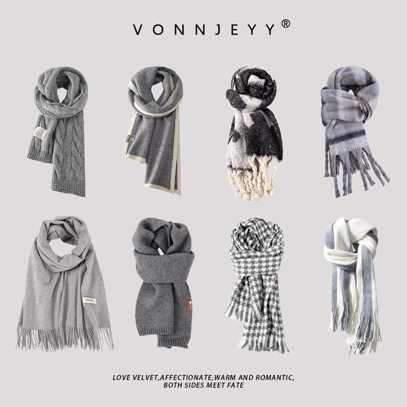 Unisex Thermal Scarf in Charco - Street Fashion Asian Men recension och pris