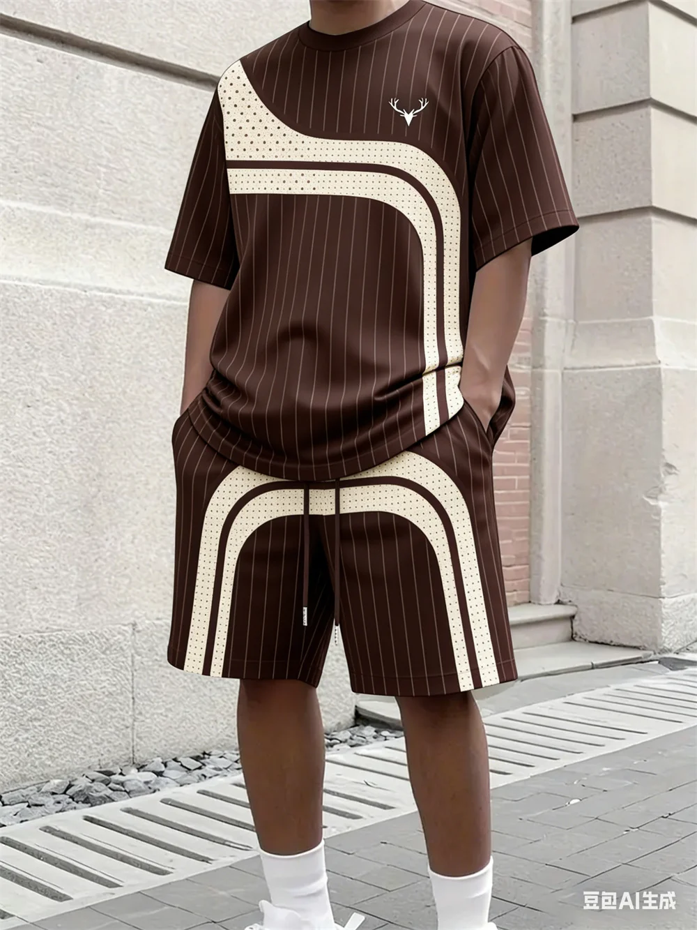Fashion Summer Men's Stripe Pr - Street Summer Fashion recension och pris