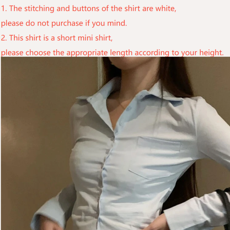 Elegant Women Korean Shirts&Bl - Street Fashion In Korea recension och pris
