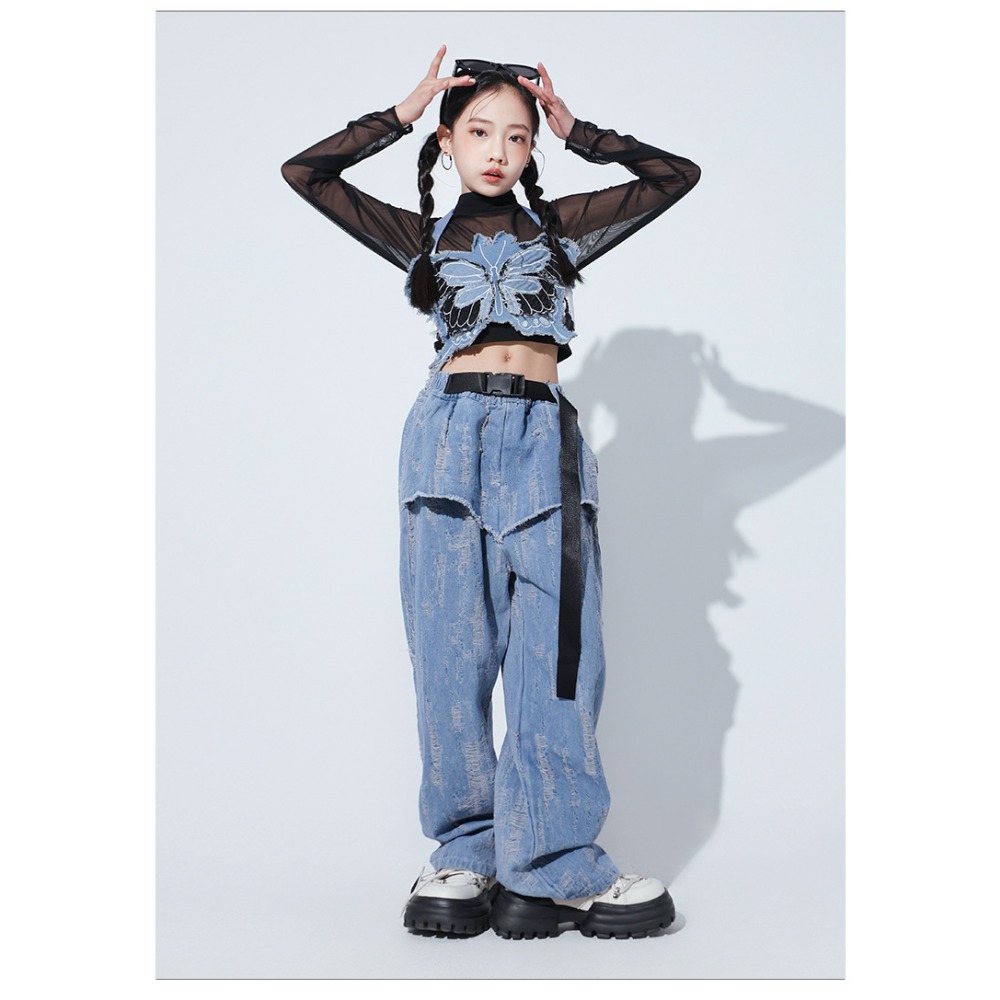 Jazz Hip Hop Dance Set Mesh Lo - Street Fashion Vest recension och pris