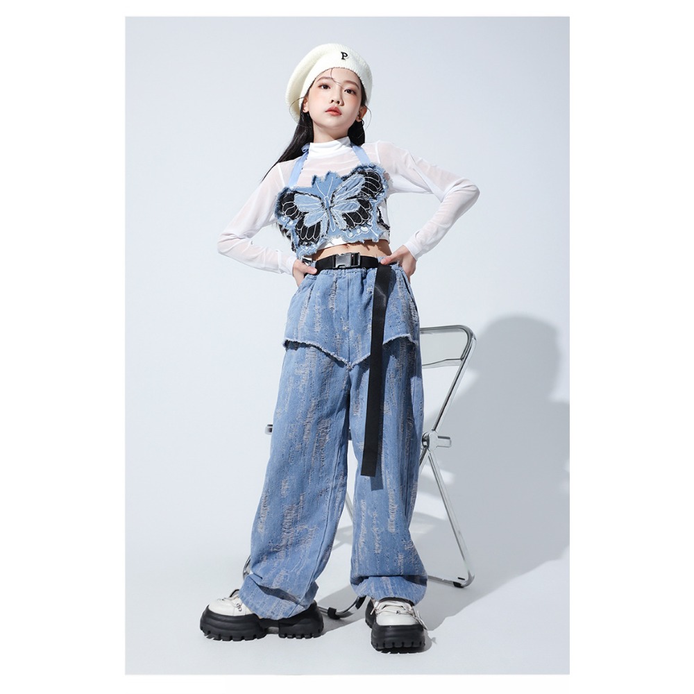 Jazz Hip Hop Dance Set Mesh Lo - Street Fashion Vest recension och pris