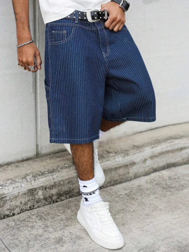 Vintage Hickory Stripe Baggy D - Street Fashion Art recension och pris
