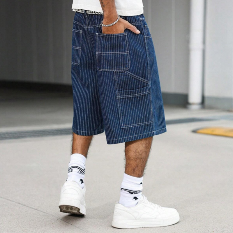 Vintage Hickory Stripe Baggy D - Street Fashion Art recension och pris