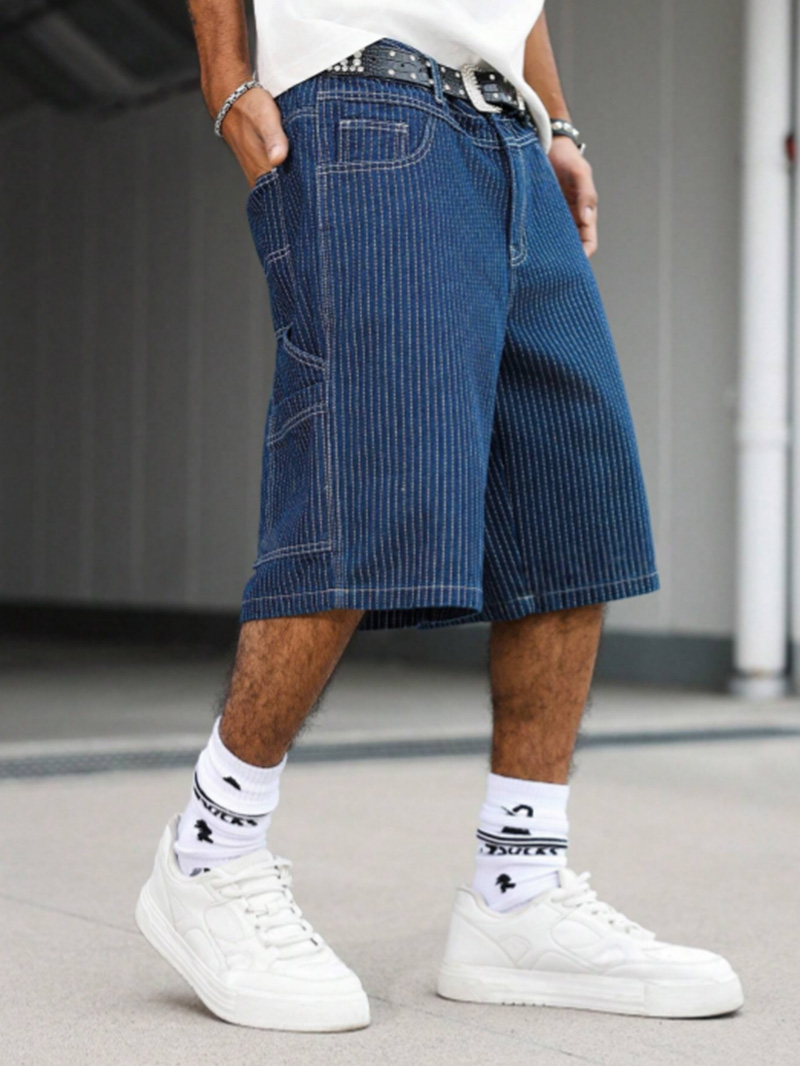 Vintage Hickory Stripe Baggy D - Street Fashion Art recension och pris