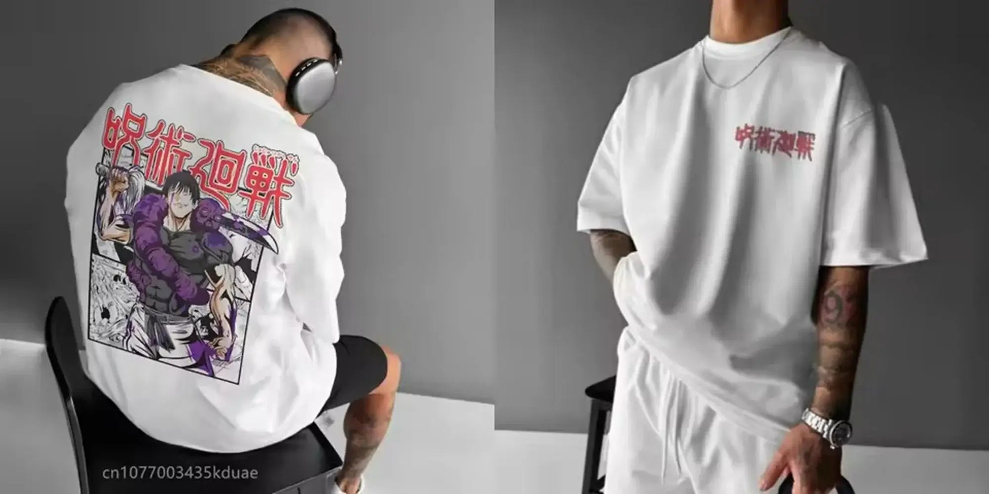 Jujutsu Kaisen T-Shirt Anime G - Street Fashion Of Japan recension och pris