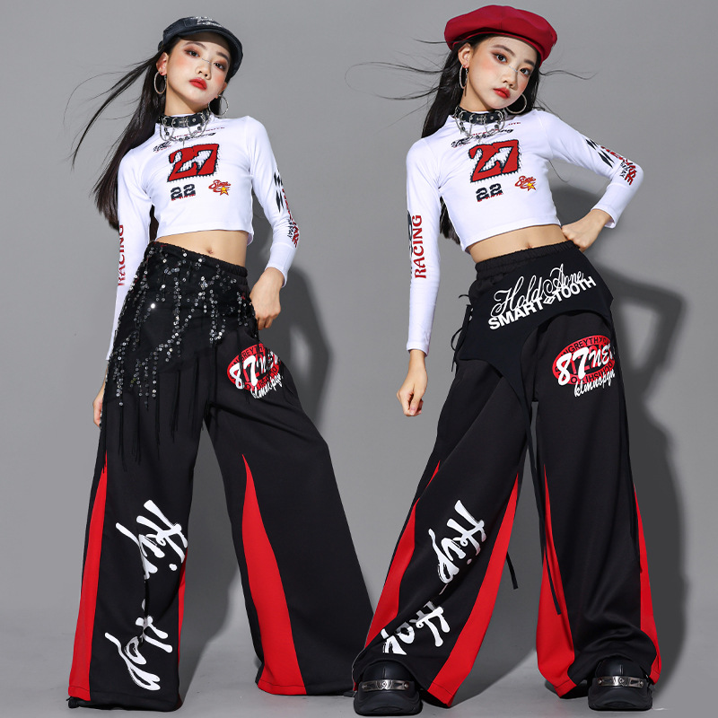 2025 Jazz Dance Clothes Girls  - Street Fashion Kpop recension och pris