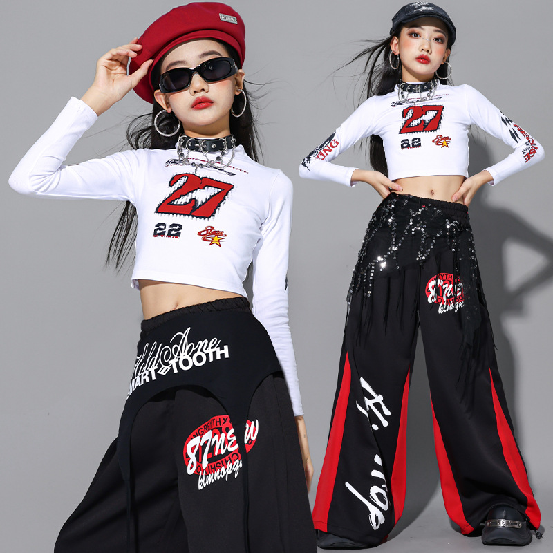 2025 Jazz Dance Clothes Girls  - Street Fashion Kpop recension och pris