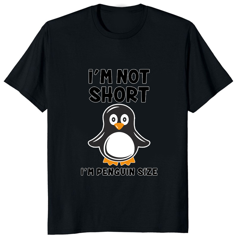 Im Not Short Im Penguin Size F - Street Fashion Art recension och pris